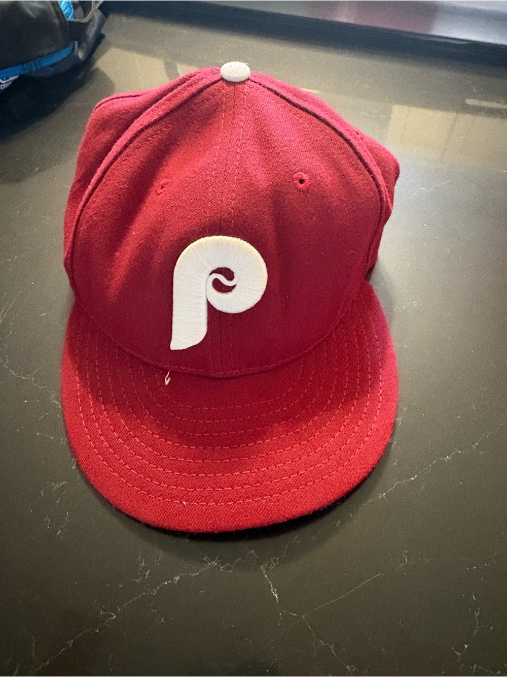 Burgundy Philadelphia Phillies Cap with White 'P' Patch